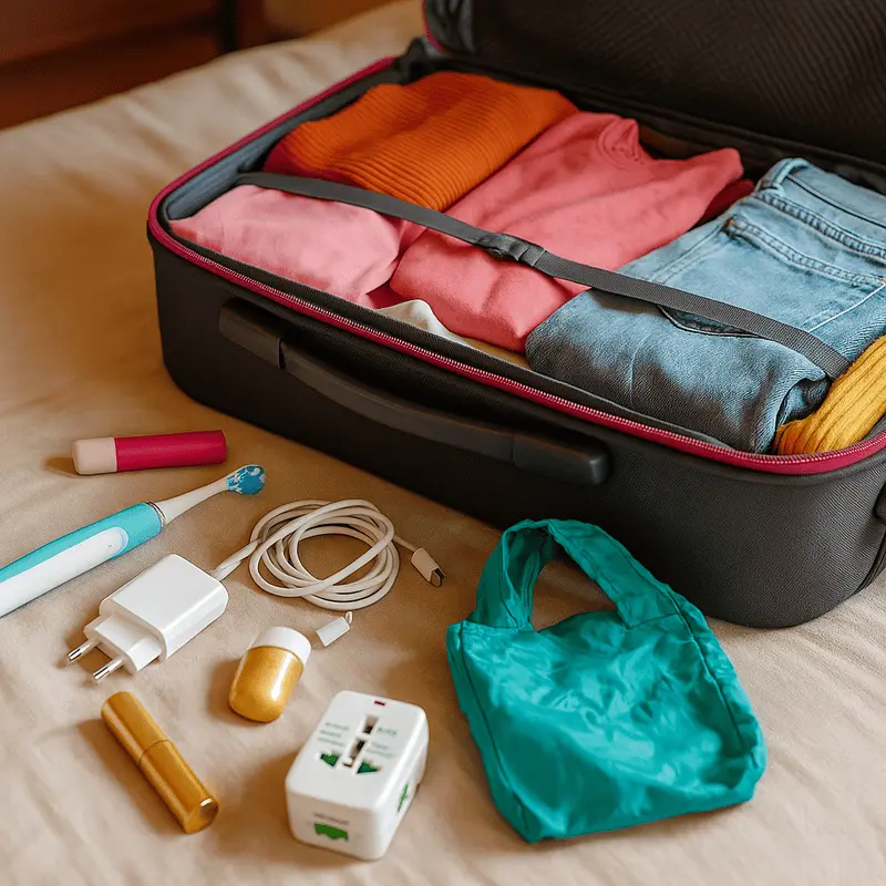11 Vaak vergeten items op vakantie